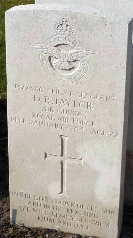 F/Sgt David Robert Taylor<br/><br /><br />died January 14th, 1944
